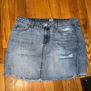 True Craft Jean Skirt!